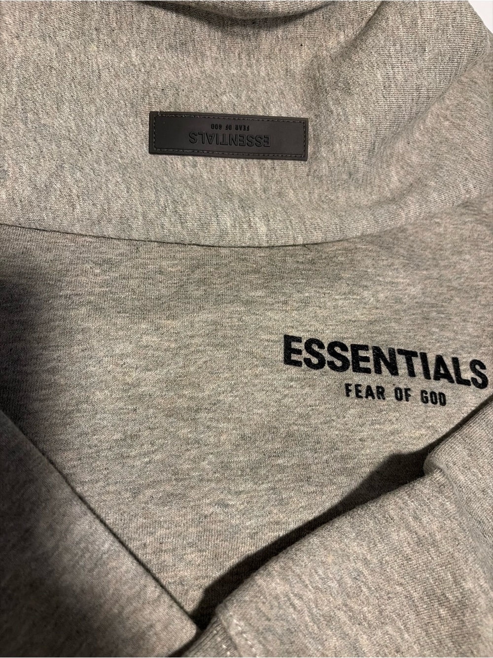 Essentials Men’s Grey Logo Crewneck Sweatshirt